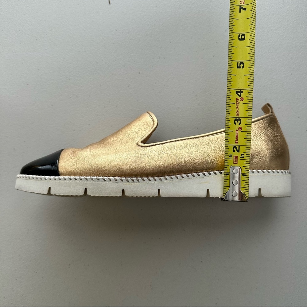 PAUL GREEN ‘Daniella’ Metallic Soft Leather Loafers Women’s Size 9.5 - Picture 8 of 12